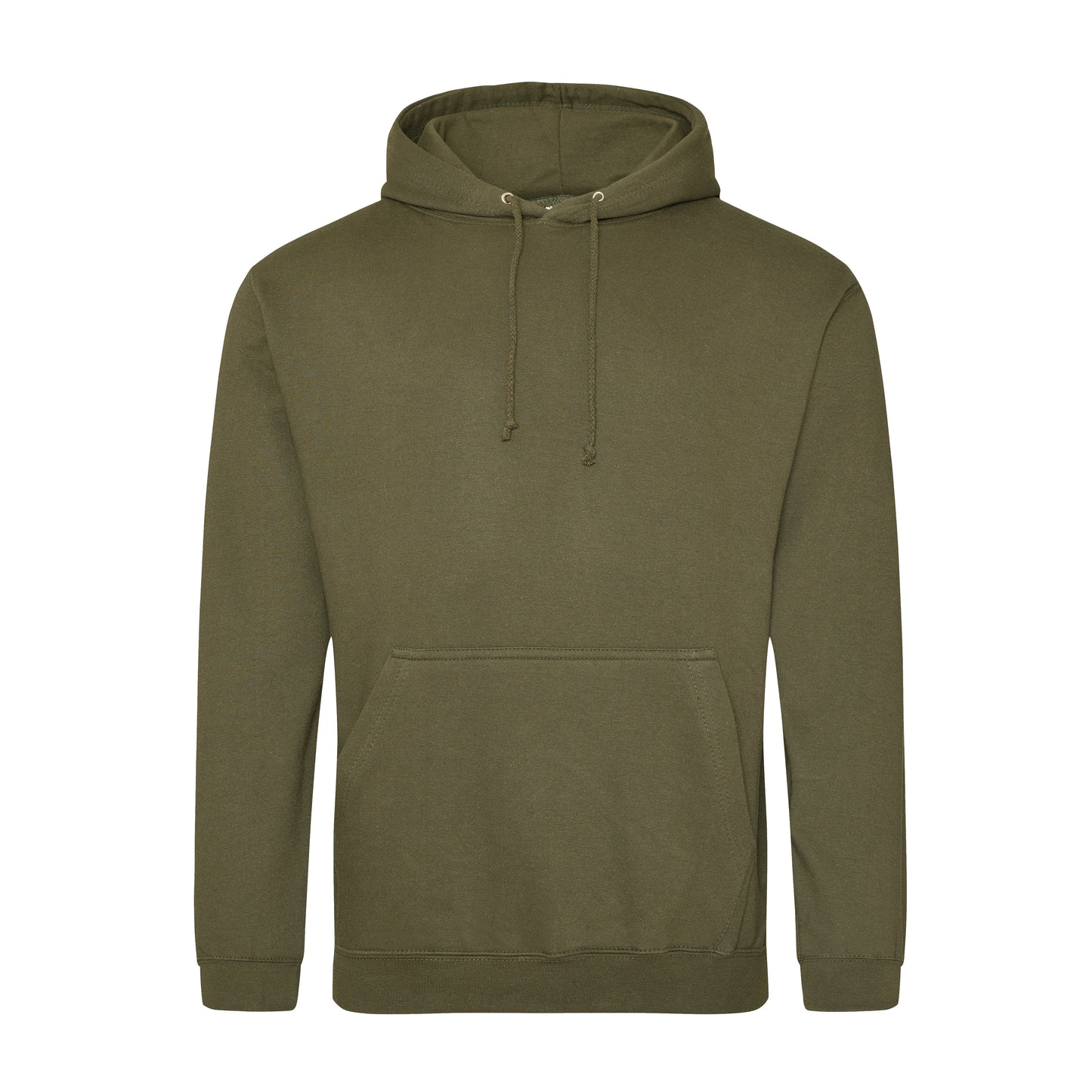 Plain Hoodie in Dark Olive Green