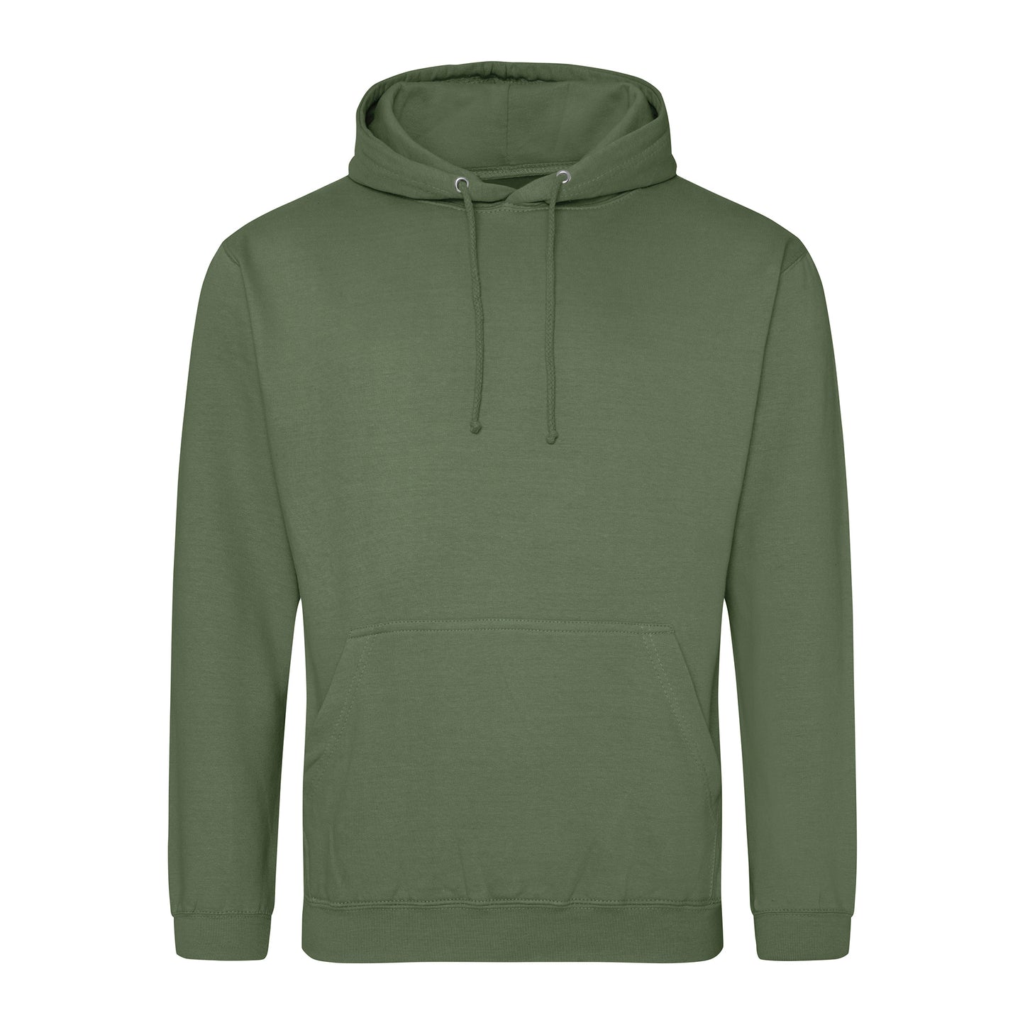 Plain Hoodie in Light Olive Green