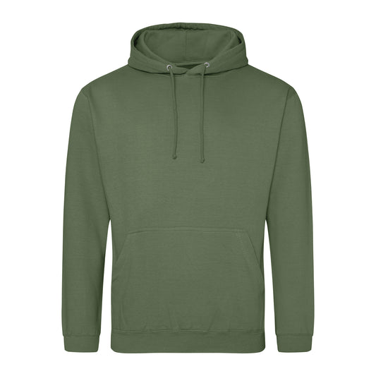 Plain Hoodie in Light Olive Green