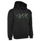 Black Hoodie with Large Olive WN Logo