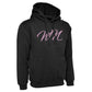 Black Hoodie with Large Pink WN Logo