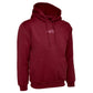 Burgundy Hoodie with Small Pink WN Logo