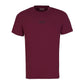 Burgundy T Shirt with Small Black WN Logo
