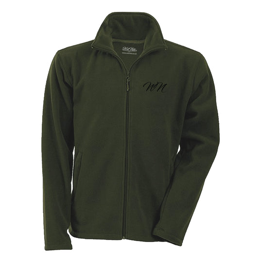 Fleece Jacket in Olive Green